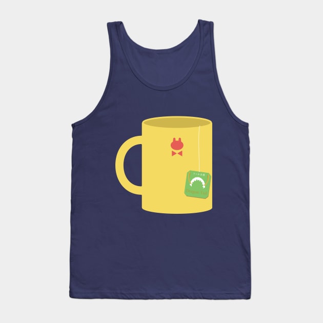 Dragon Tail Tea Tank Top by eightrobins